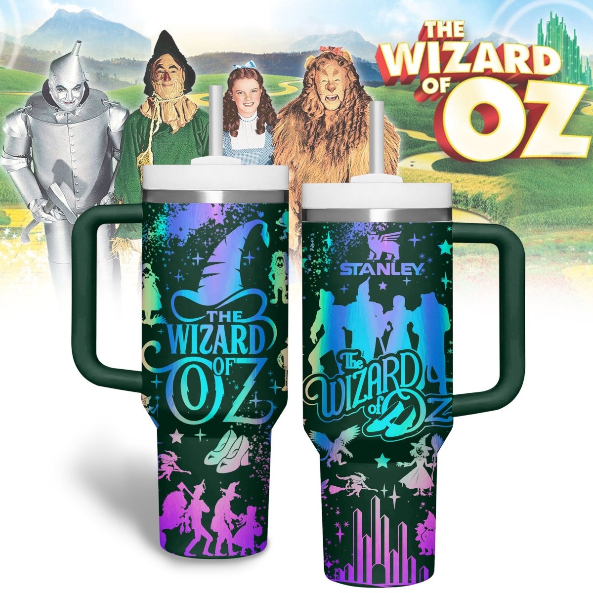 TWOZ 40oz Tumbler With Handle TNSM - dcprintify