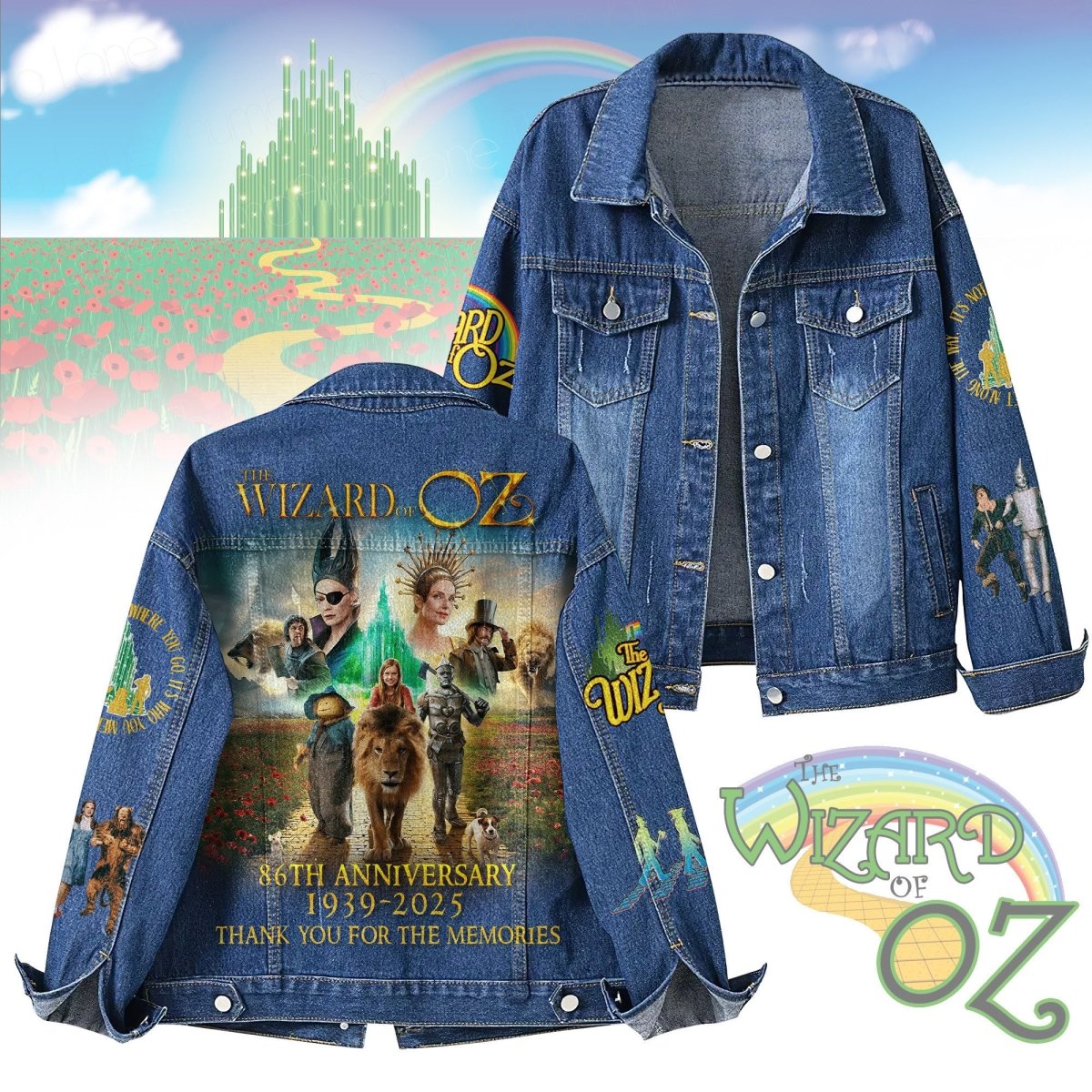 TWOZ Denim Jacket NTY - dcprintify