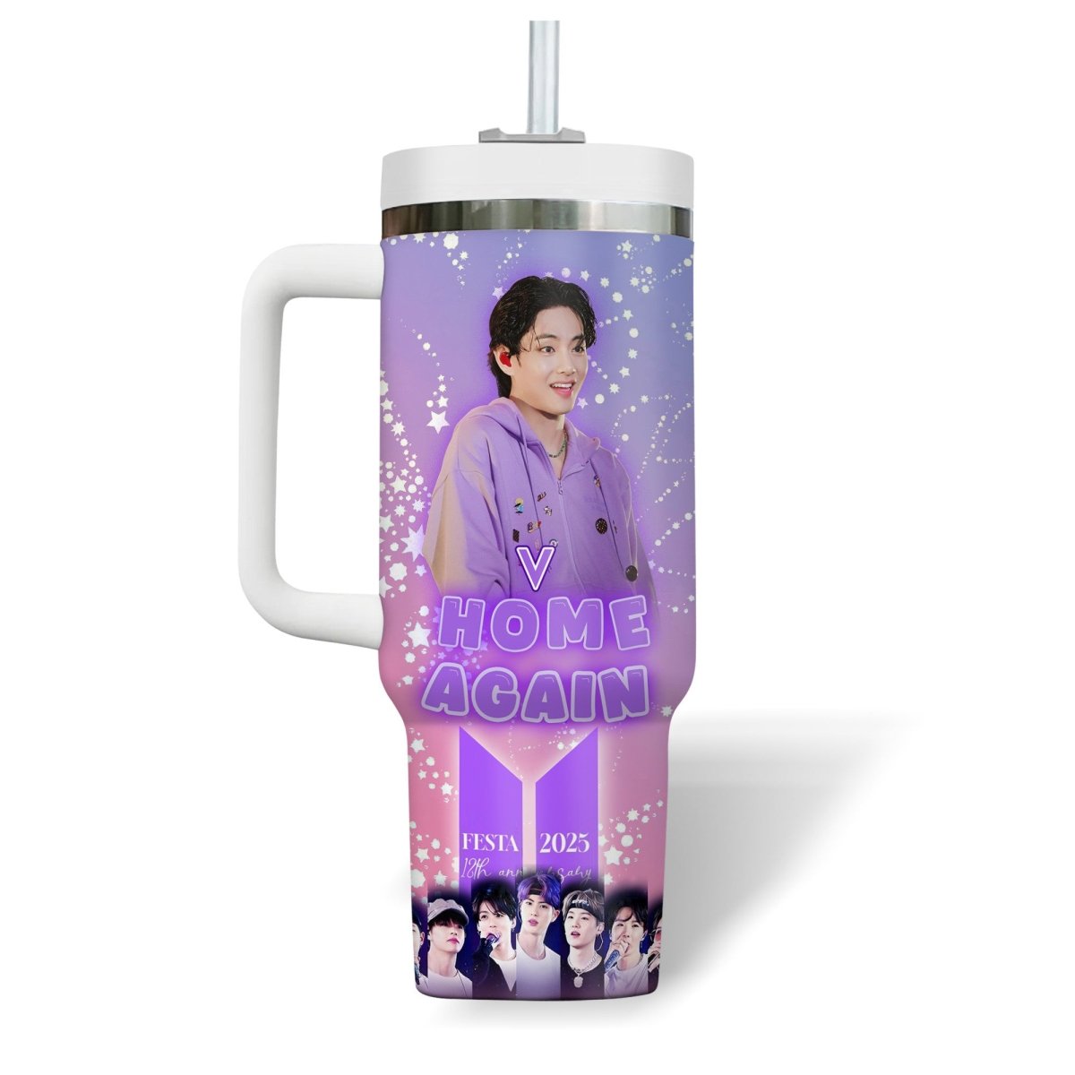 VBTS 40oz Tumbler With Handle TTN - dcprintify