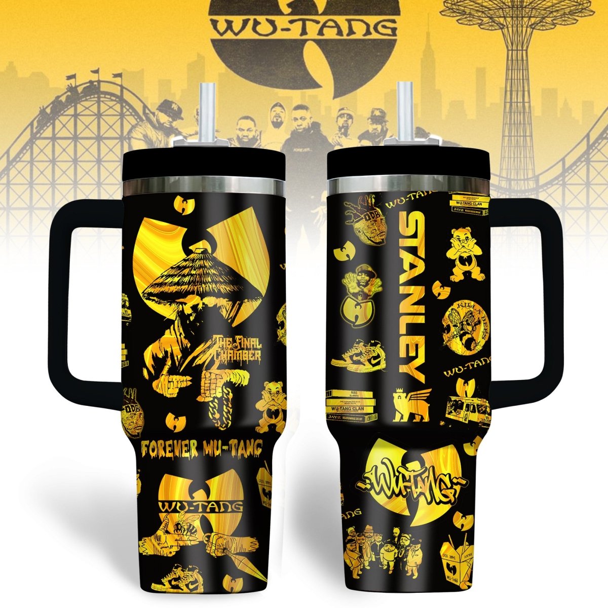 WTC 40oz Tumbler With Handle DAT - dcprintify