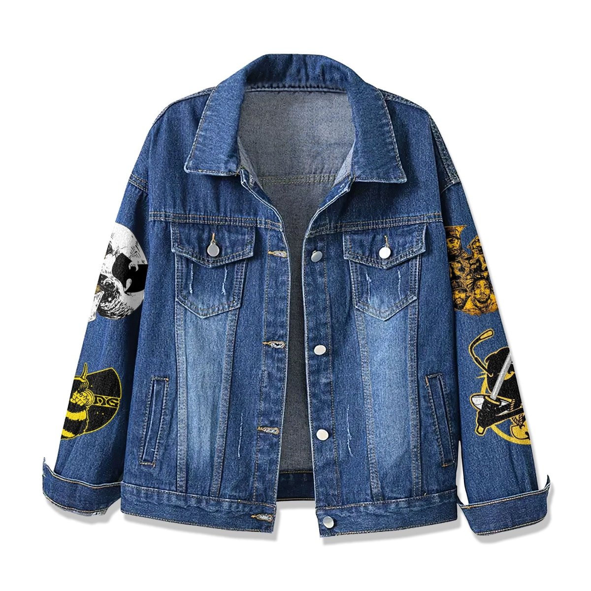 WTC Denim Jacket NTY - dcprintify