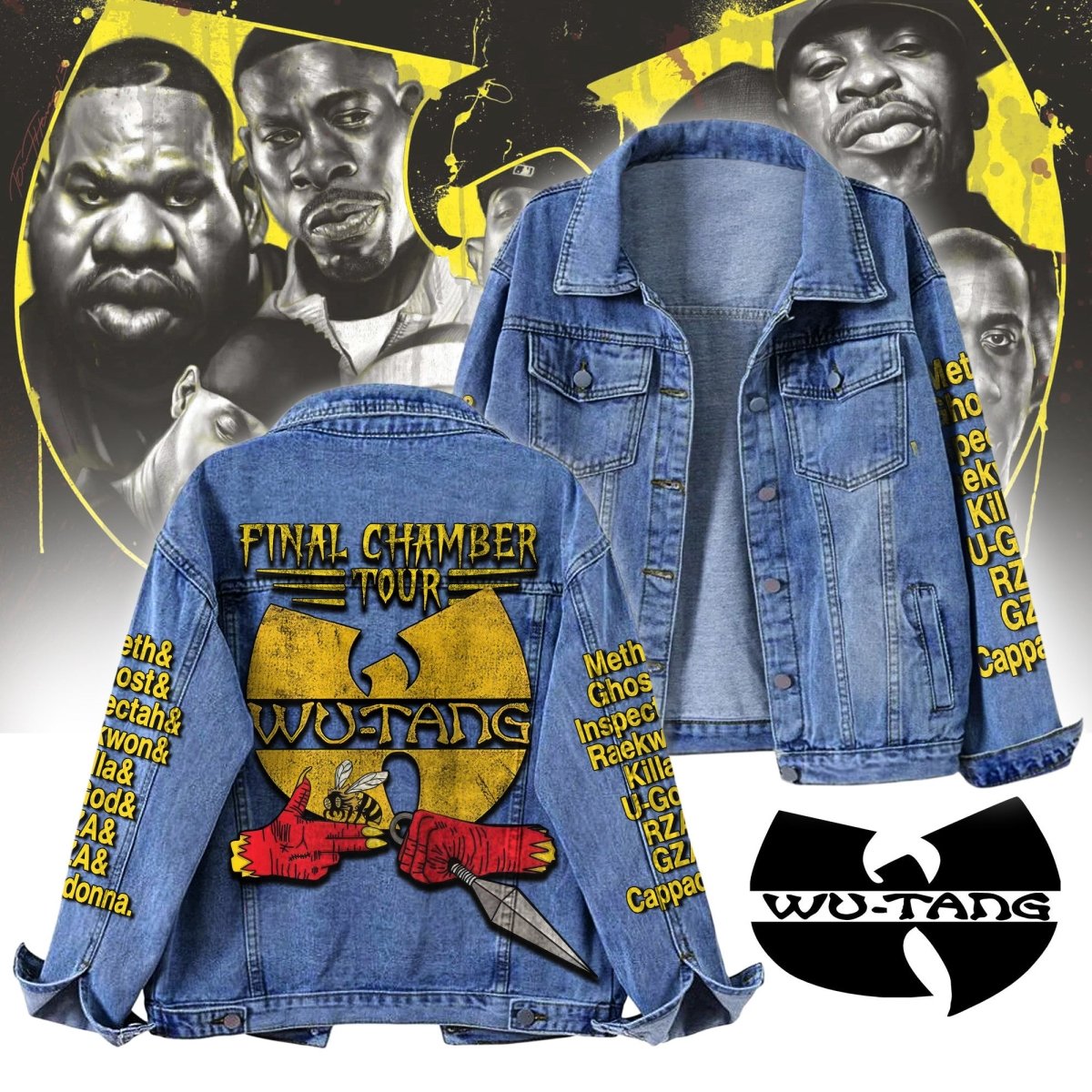 WTC Denim Jacket TNSM - dcprintify