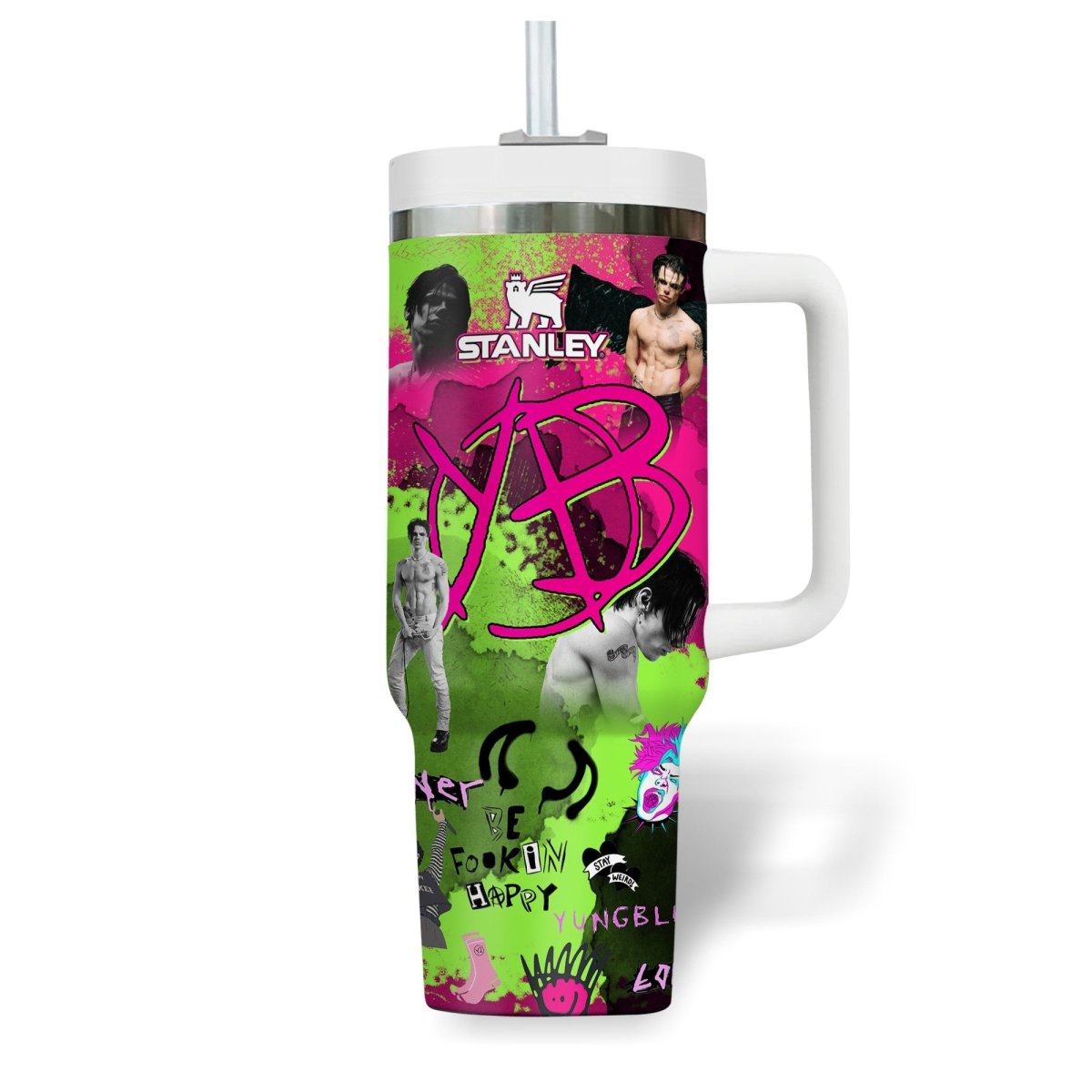 YBD 40oz Tumbler With Handle TTT - dcprintify