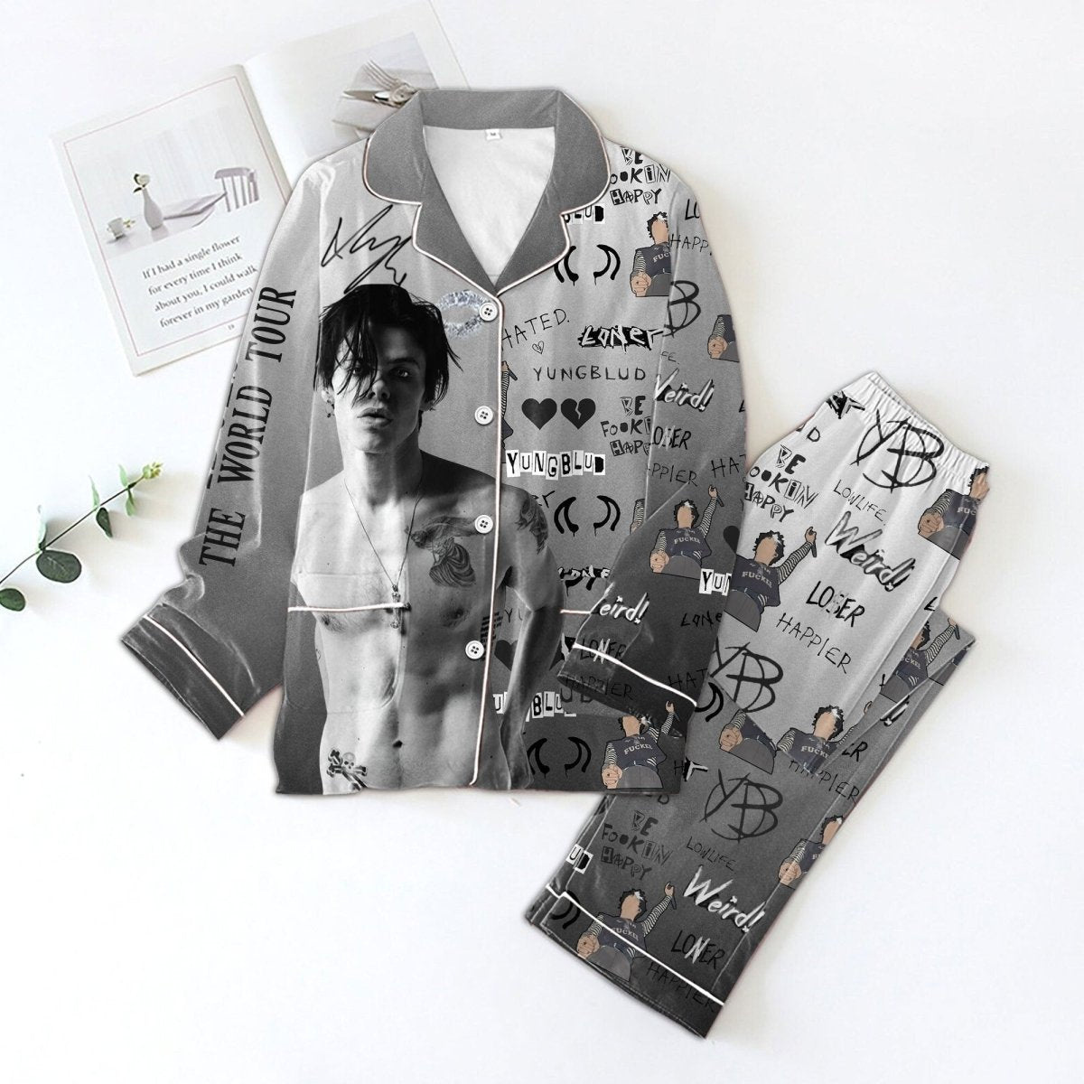 YBD Button Down Pajamas TNSM - dcprintify