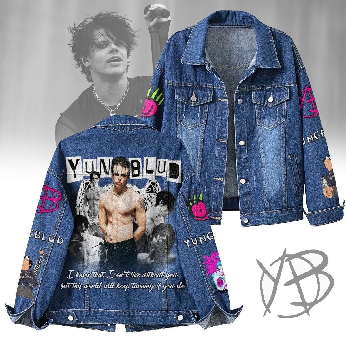 YBD Denim Jacket TTT - dcprintify