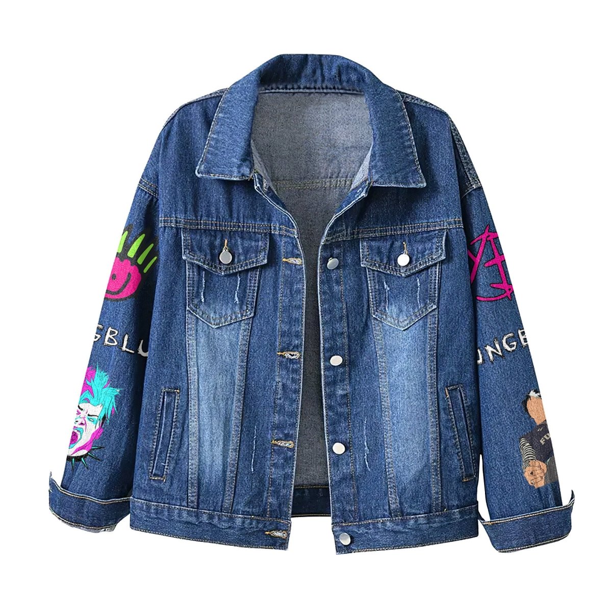 YBD Denim Jacket TTT - dcprintify