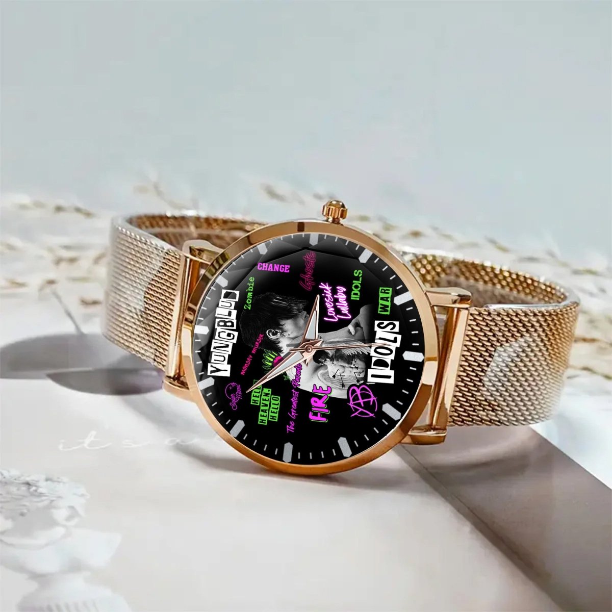 YBD Stainless Steel Watch DAT - dcprintify
