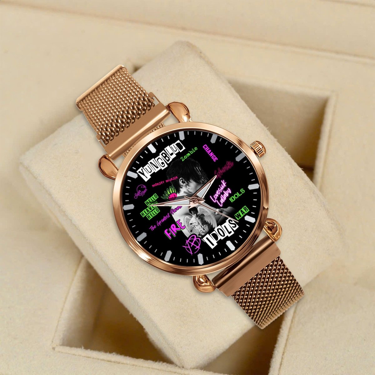 YBD Stainless Steel Watch DAT - dcprintify